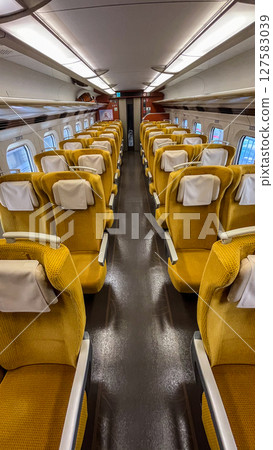 Inside the Akita Shinkansen during the COVID-19 pandemic 127583039