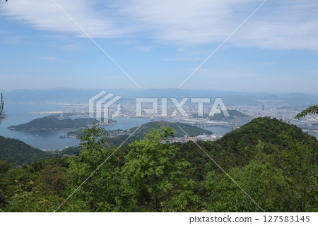 從江下山眺望的景色(廣島縣廣島市) 從江下山眺望的景色(廣島縣廣島市) 127583145