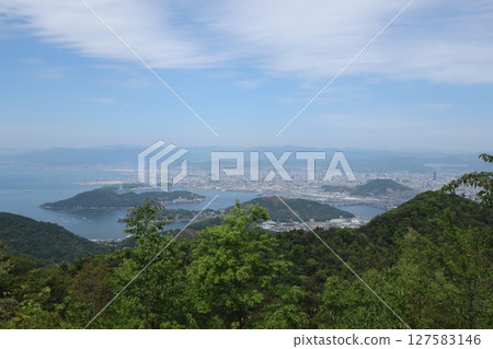 從江下山眺望的景色(廣島縣廣島市) 從江下山眺望的景色(廣島縣廣島市) 127583146