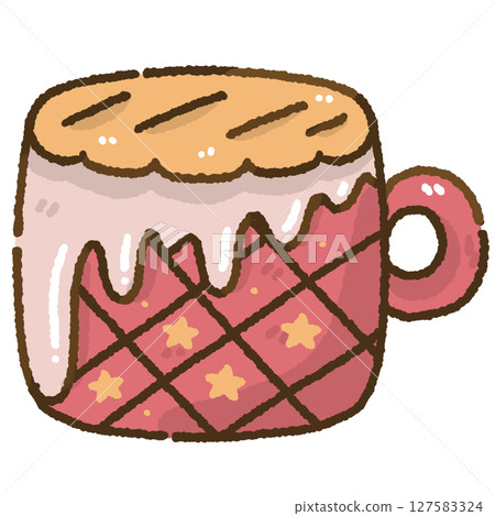 Coffee mug tea cup illustration 127583324
