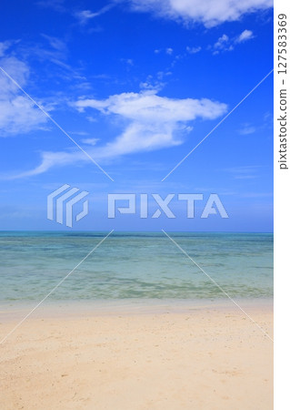 竹富島的藍天與海 127583369