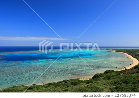 The blue sea of Ishigakijima The blue sea of Ishigakijima 127583374