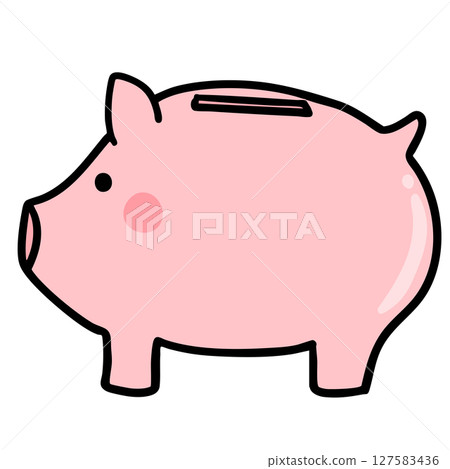 Pig money box 127583436