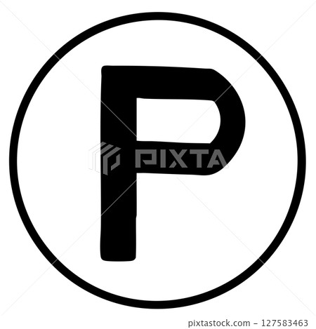 P（點）硬幣標記 127583463