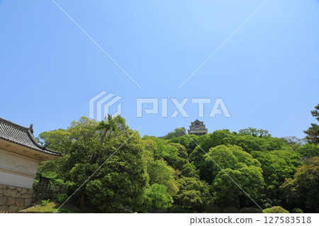View of the Marugame Castle tower from the Oteichimon Gate View of the Marugame Castle tower from the Oteichimon Gate 127583518