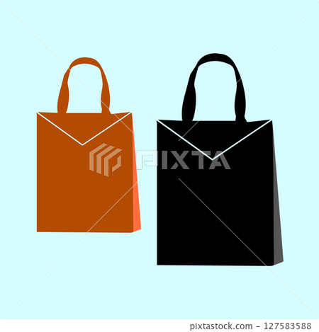 simple icon of shopping bag 127583588