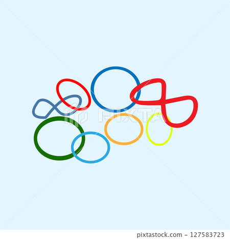rubber bracelet icon vectors illustration rubber bracelet icon vectors illustration 127583723