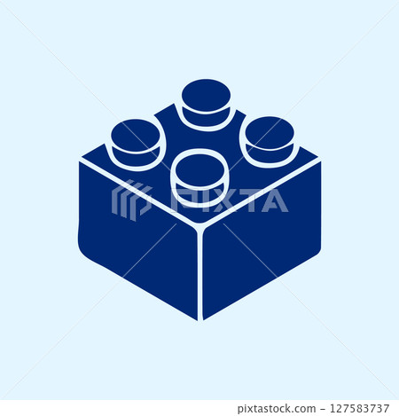 simple lego four dots icon 127583737