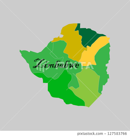 country map of zembabwe vectors illustration country map of zembabwe vectors illustration 127583766