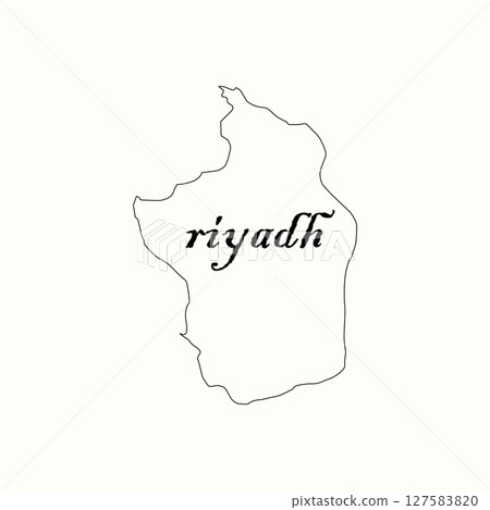 map of the city of riyadh saudi arabia 127583820
