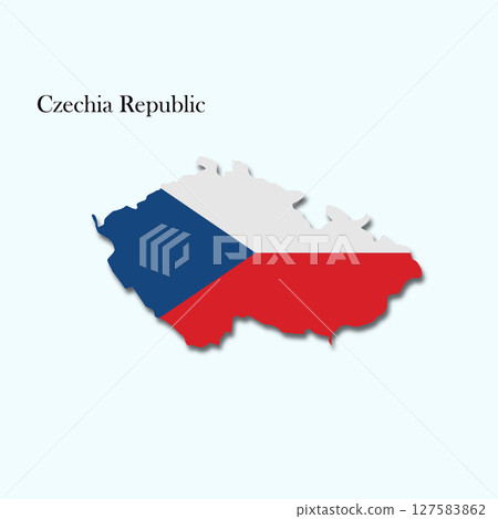 Czech republic country map icon Czech republic country map icon 127583862