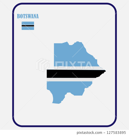 Botswana country map icon vectors Botswana country map icon vectors 127583895