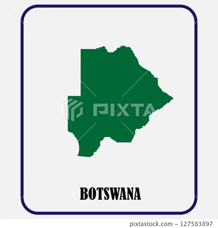 Botswana country map icon vectors Botswana country map icon vectors 127583897