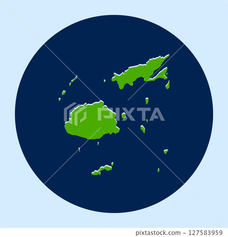 Fiji district Country land Map 127583959