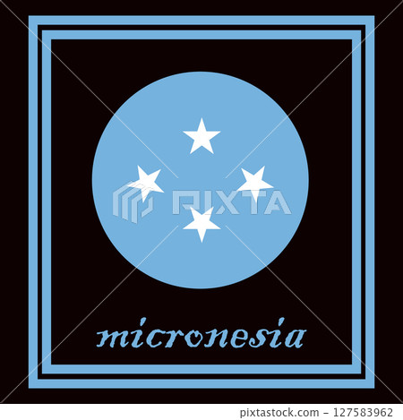 Micronesia country flag Micronesia country flag 127583962
