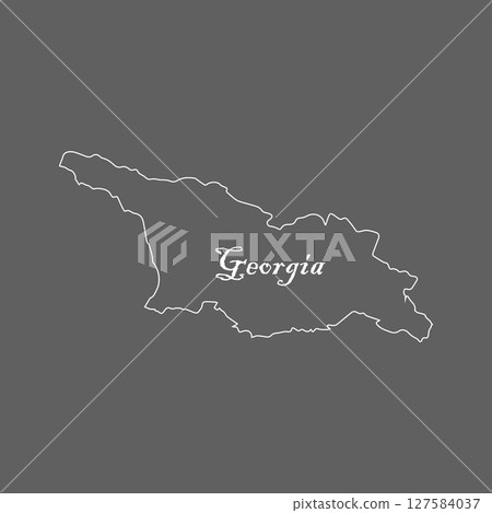 Georgia map vector design template Georgia map vector design template 127584037