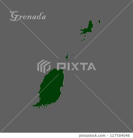 Simple political map of Grenada Simple political map of Grenada 127584046