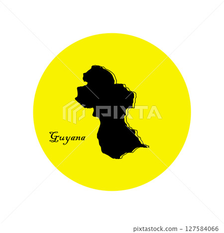 Detailed Vector Map of Guyana 127584066