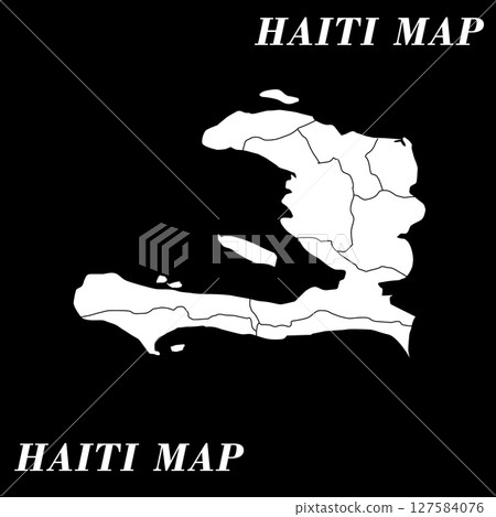 SIMPLE MAP OF HAITI COUNTRY SIMPLE MAP OF HAITI COUNTRY 127584076