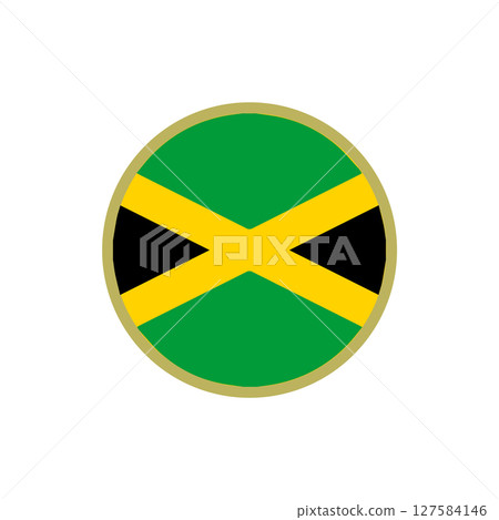 Jamaica flag icon illustration 127584146