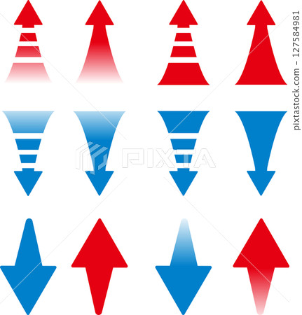 箭頭圖示裝飾象形文字商業插畫素材集 127584981