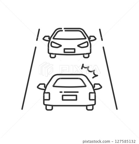 因逆行車輛而感到驚訝的人的向量圖示/插圖素材(線條畫) 因逆行車輛而感到驚訝的人的向量圖示/插圖素材(線條畫) 127585132