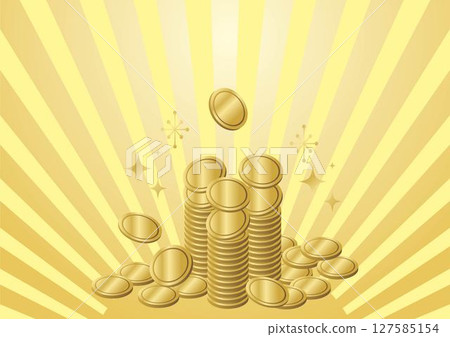 金錢、經濟、金融、商業、積分、硬幣、積分活動、插畫素材 金錢、經濟、金融、商業、積分、硬幣、積分活動、插畫素材 127585154