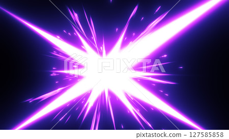 Purple sword attack effect with sparks flying when it hits Purple sword attack effect with sparks flying when it hits 127585858