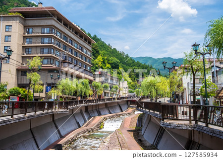 溫泉街風景【下呂溫泉】（岐阜縣下呂市） 127585934