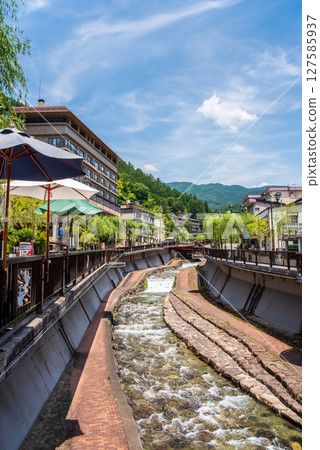 Scenery of the hot spring town [Gero Onsen] (Gero City, Gifu Prefecture) 127585937