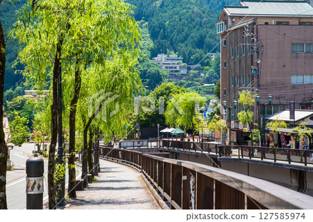 Scenery of the hot spring town [Gero Onsen] (Gero City, Gifu Prefecture) 127585974