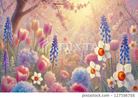 Spring flower image 127586788
