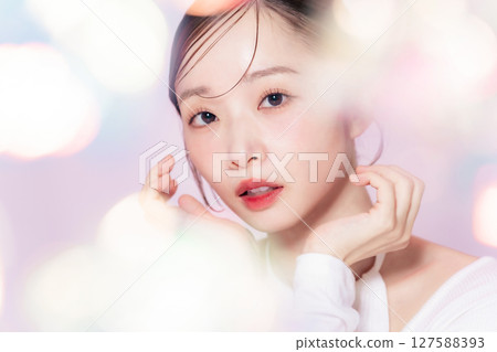 女性美容肖像護膚化妝品 127588393