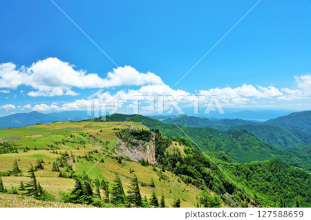 Nagano Prefecture, Utsukushigahara Plateau, Blue Sky Ogato 127588659