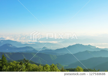 長野縣美原高原的早晨 長野縣美原高原的早晨 127588686
