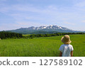 清新綠色的北海道，大雪山國立公園，可一覽大雪山連峰全景的大雪高原，旭丘 127589102