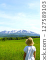 清新綠色的北海道，大雪山國立公園，可一覽大雪山連峰全景的大雪高原，旭丘 127589103