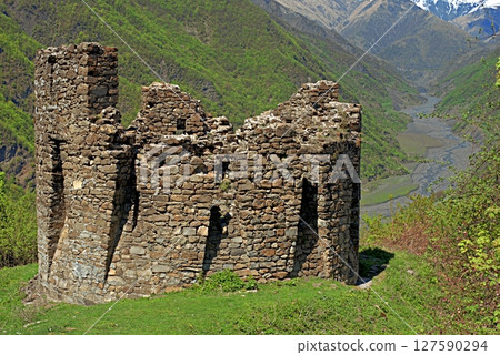 Galacha Tower at Ilisu in Azerbaijan 127590294