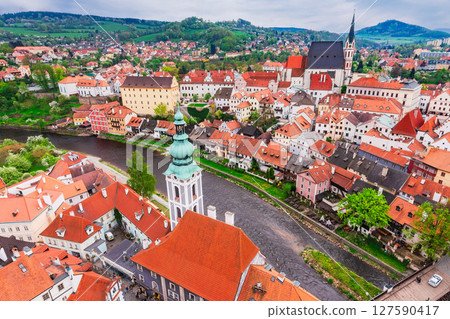 The most beautiful city in the world, Cesky Krumlov, Czech Republic The most beautiful city in the world, Cesky Krumlov, Czech Republic 127590417