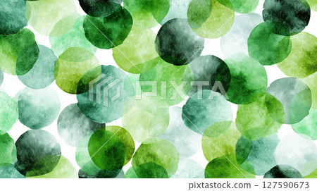 綠色水彩無縫圖案 綠色水彩無縫圖案 127590673