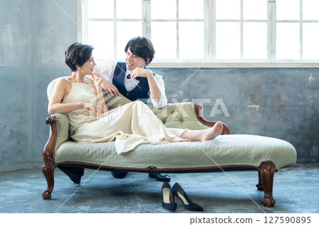 Wedding bridal image Wedding bridal image 127590895