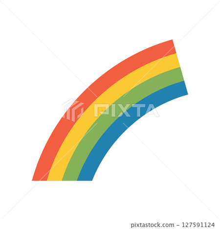 簡單的彩虹圖 127591124