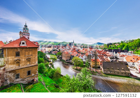 The most beautiful city in the world, Cesky Krumlov, Czech Republic 127591132