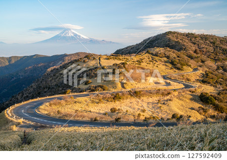 Nishi Izu Skyline and Mt. Fuji Nishi Izu Skyline and Mt. Fuji 127592409