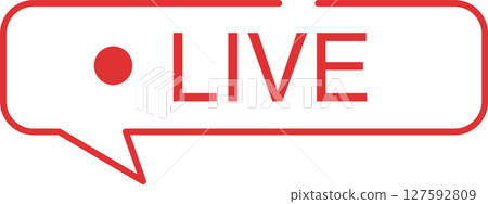直播播放徽標 127592809