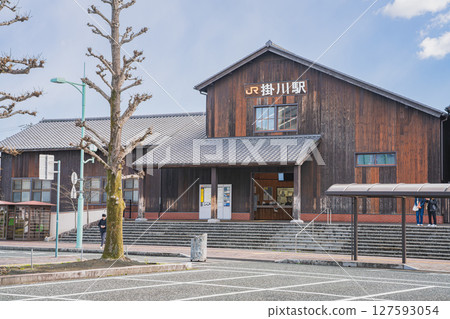 A view of JR Kakegawa Station in Kakegawa City (Shizuoka Prefecture) 127593054