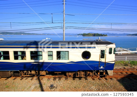 Seto Inland Sea and sightseeing train Etcetra Seto Inland Sea and sightseeing train Etcetra 127593345