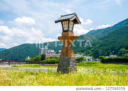 溫泉街風景【下呂溫泉】（岐阜縣下呂市） 127593359