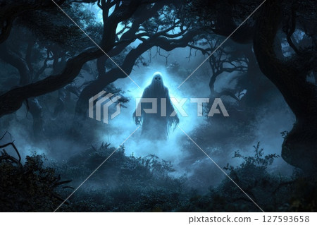 Halloween day concept. Trick or treat and dance with the monsters tonight. 127593658