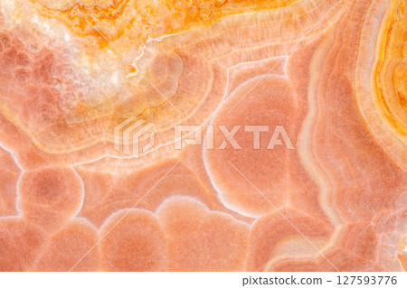 Super exotic orange onyx background in new contrast color, natural texture as part of your design project. 127593776